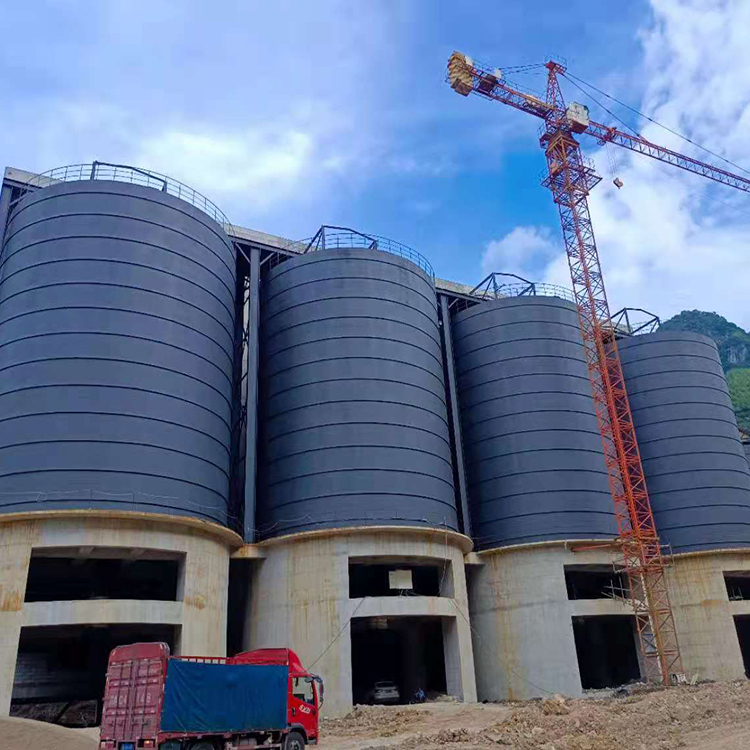 郑州骨料钢板仓建造施工周期从规划到竣工的每一步